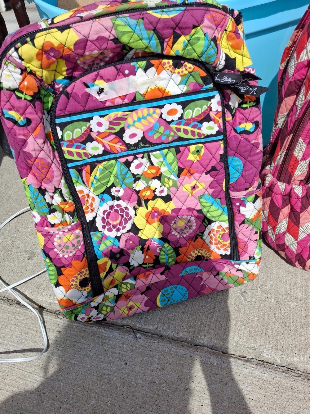 Vera Bradley Va Va Bloom Laptop Backpack